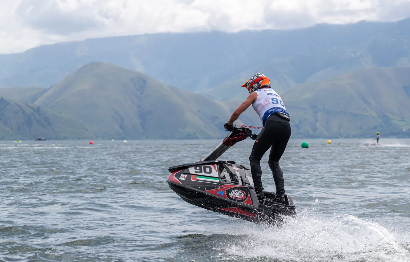 Photo wallpaper race, boat, speed