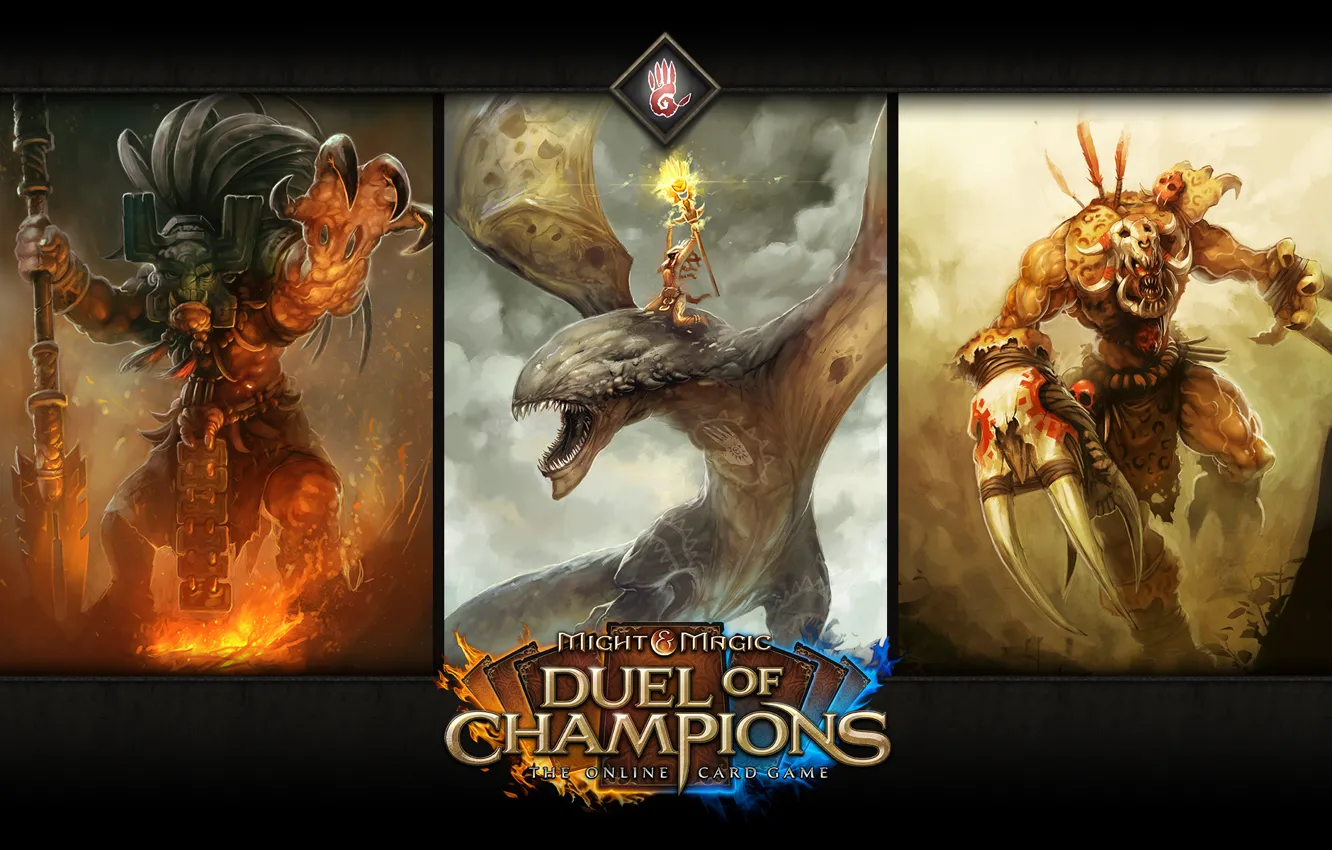 Photo wallpaper Might &amp; Magic: Duel of Champions, The dream Walker, the warrior-Jaguar, Shaar