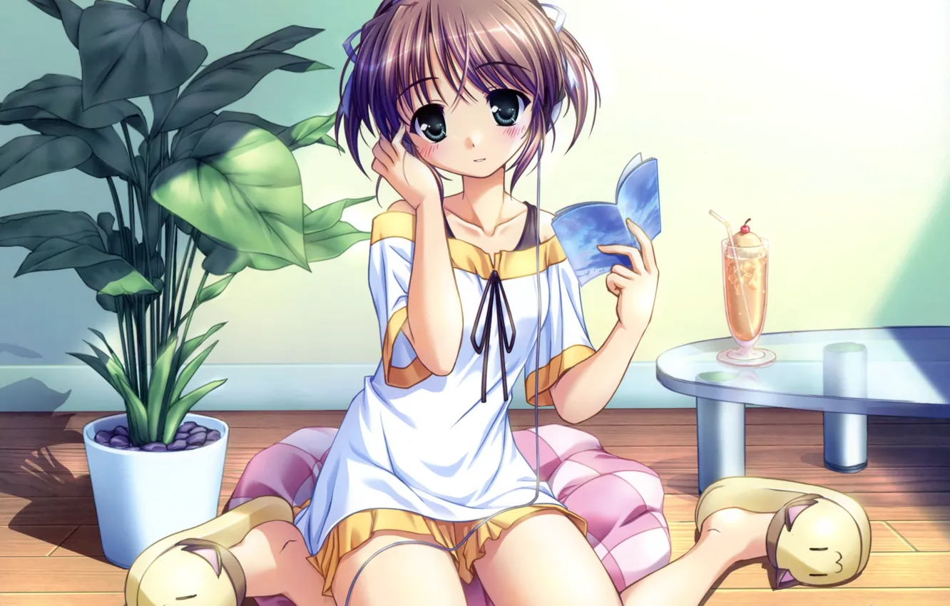 Photo wallpaper girl, anime, art