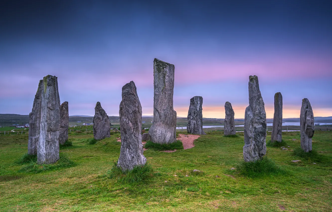 Photo wallpaper Scotland, Isle of Lewis, Callanish Stones