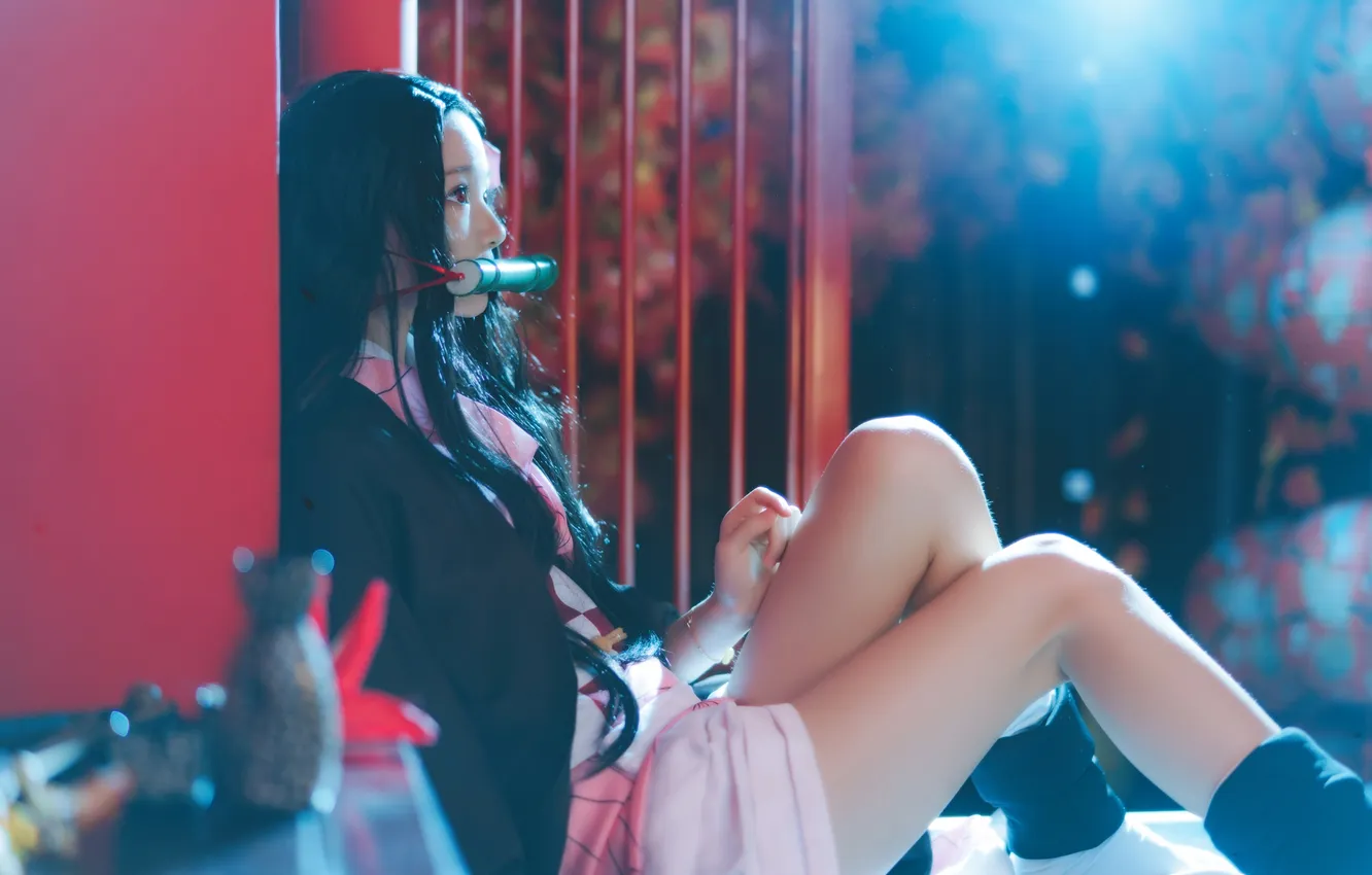 Photo wallpaper pose, model, the game, brunette, legs, Asian, beauty, model
