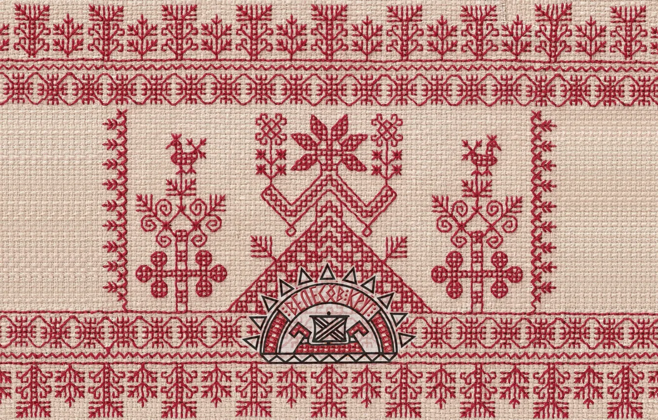 Photo wallpaper patterns, Russia, embroidery, Slavs, Paganism, cypma4, Vedism, Rod