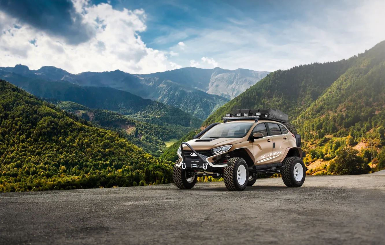 Photo wallpaper tuning, jeep, SUV, X-Ray, Lada, Chest X-ray