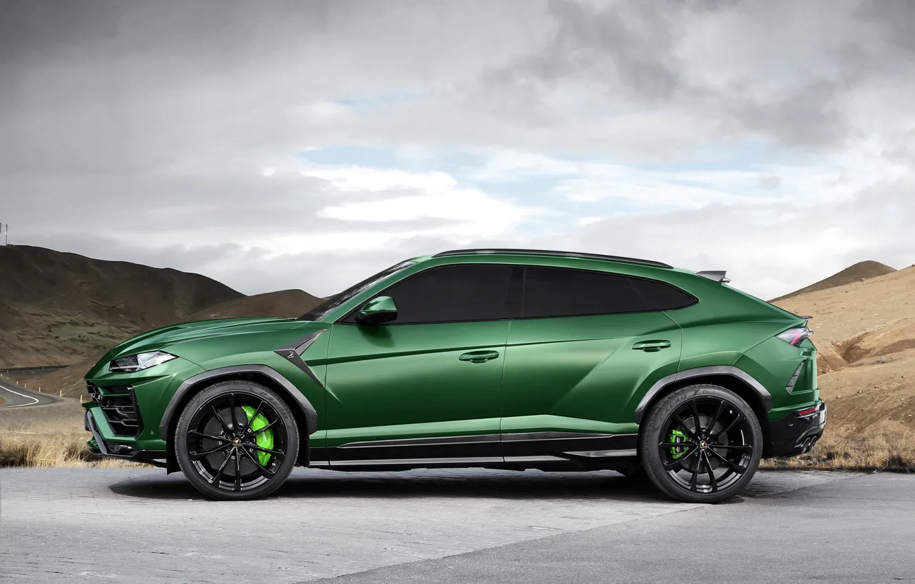 Photo wallpaper Lamborghini, side view, 2018, Ball Wed, Urus