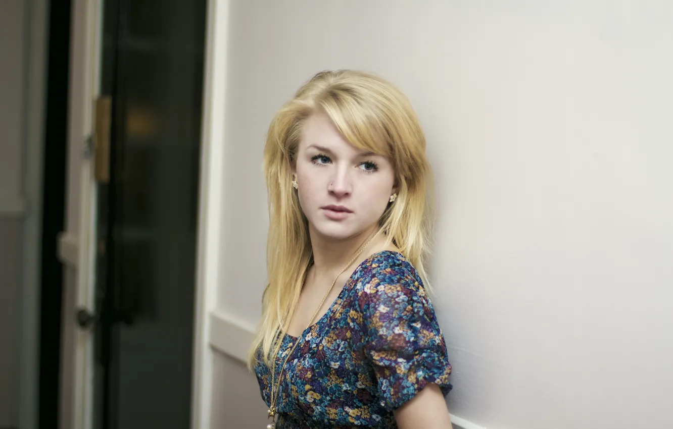 Photo wallpaper look, girl, blonde, MARIE JACOBS