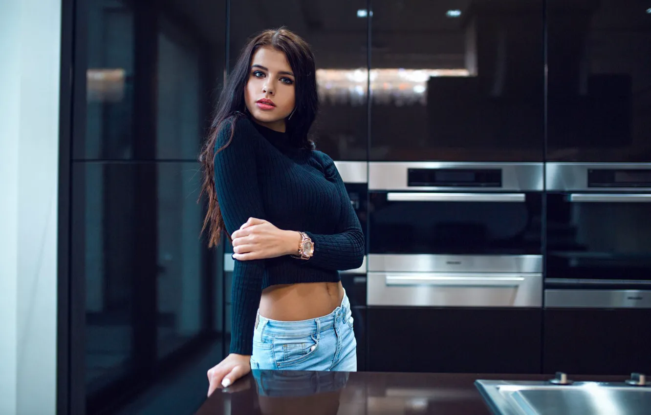 Photo wallpaper girl, woman, beauty, hair, Viktoria, Peter Paszternak