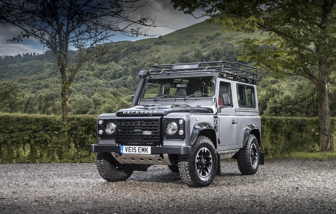 Photo wallpaper Land Rover, land Rover, defender, Defender 90