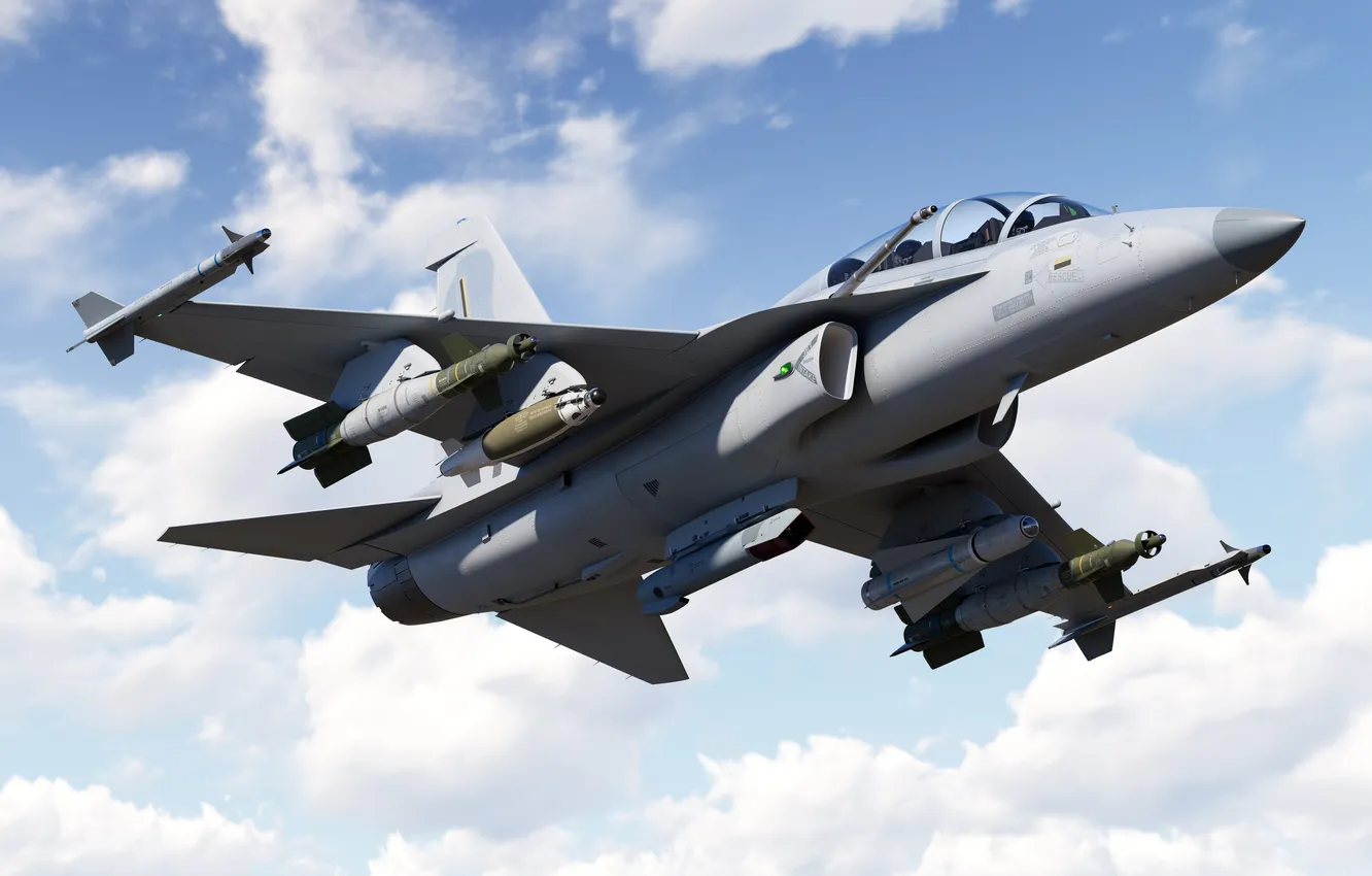 Photo wallpaper fighter, sky, Attack aircraft