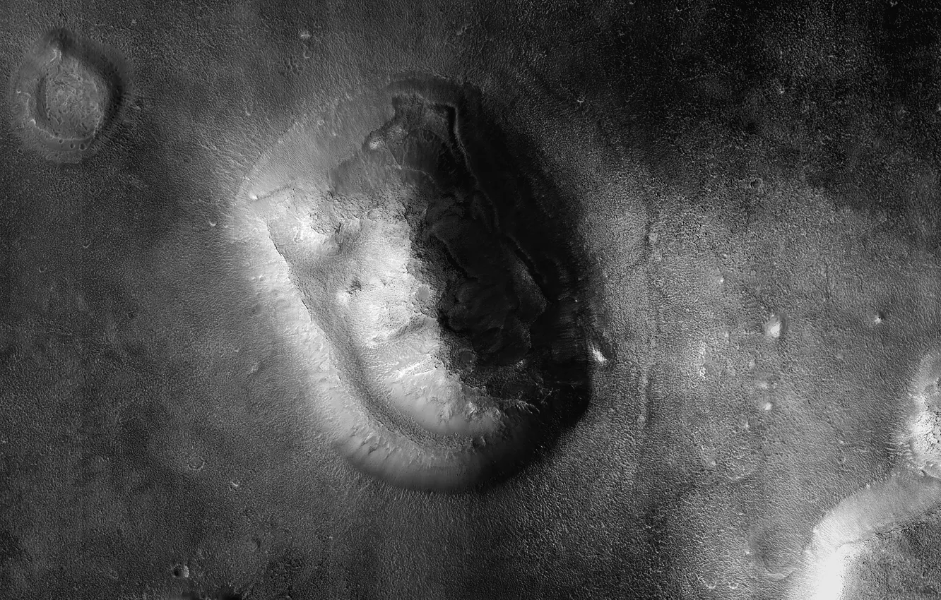 Photo wallpaper surface, face, Mars, Cydonia