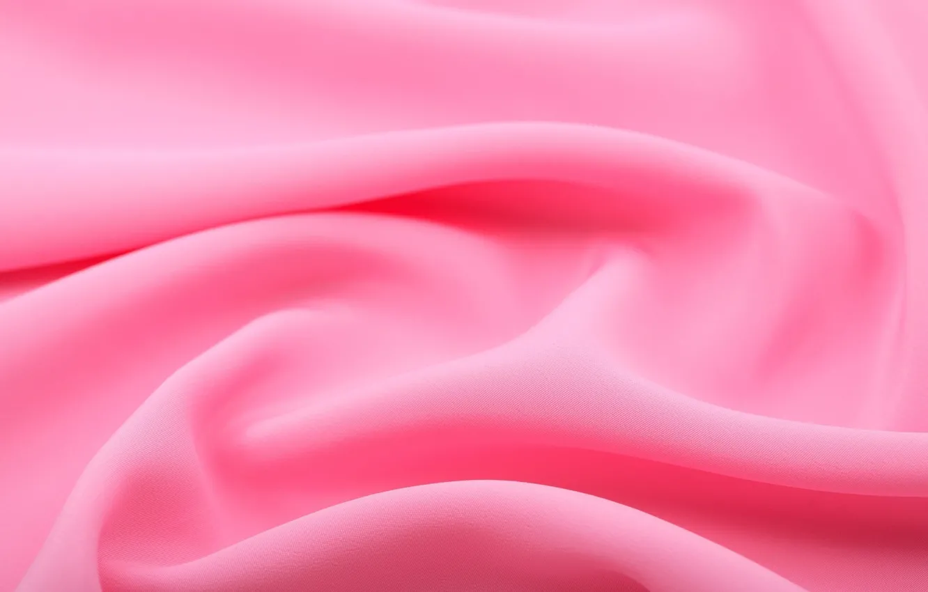 Photo wallpaper pink, texture, fabric, folds, light