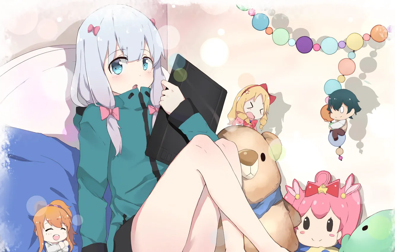 Photo wallpaper kawaii, bear, anime, pretty, manga, japanese, sugoi, bishojo