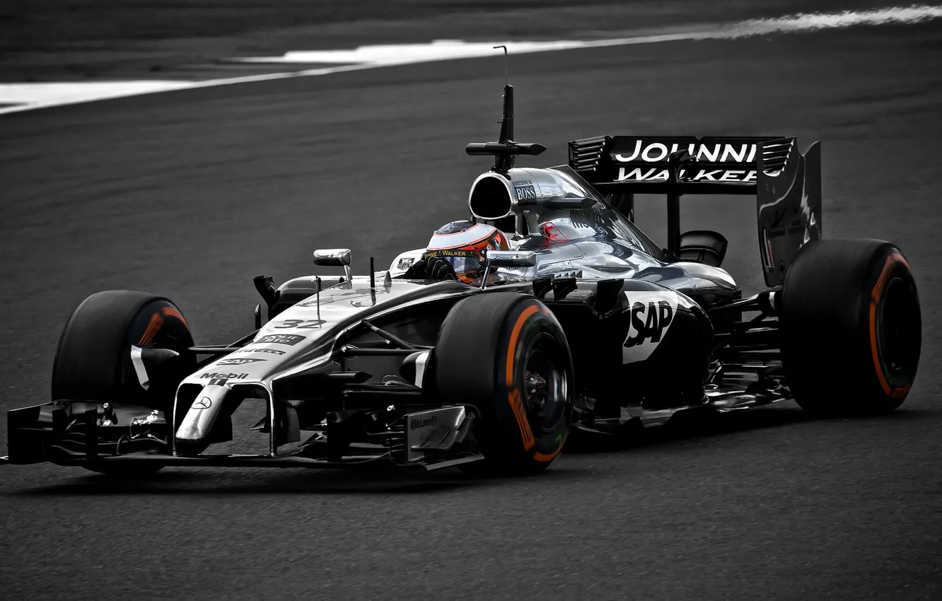 Photo wallpaper race, Formula 1, McLaren Mercedes, Stoffel