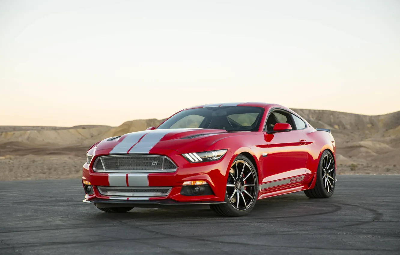 Photo wallpaper Mustang, Ford, Shelby, 2015