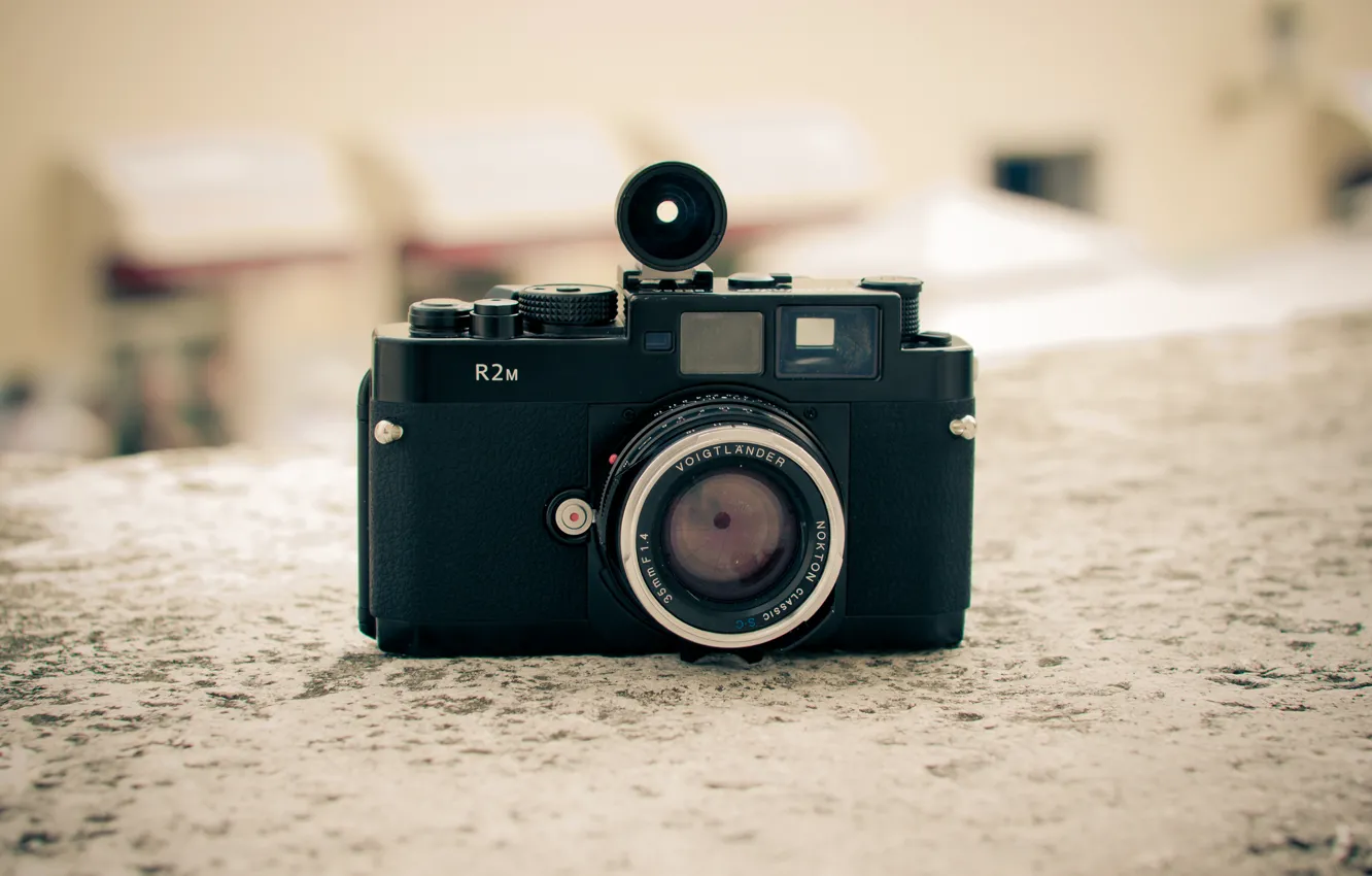 Photo wallpaper camera, the camera, lens, voigtlander bessa r2m