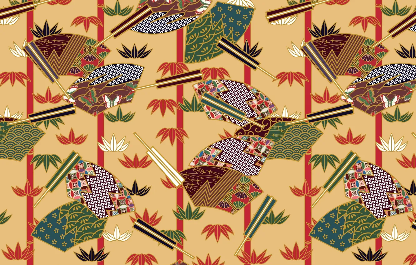 Photo wallpaper leaves, line, style, strip, Wallpaper, butterfly, texture, figure