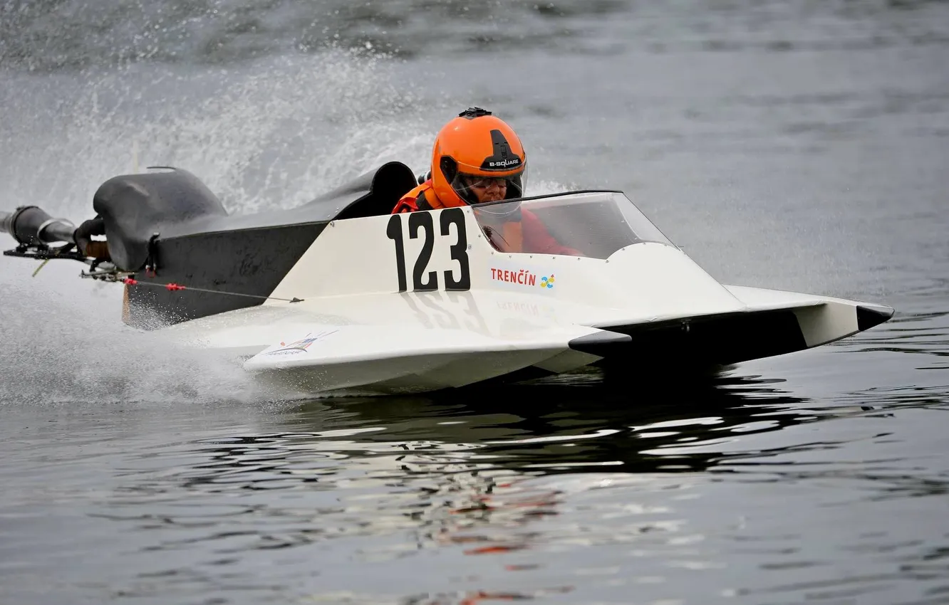 Photo wallpaper race, boat, speed