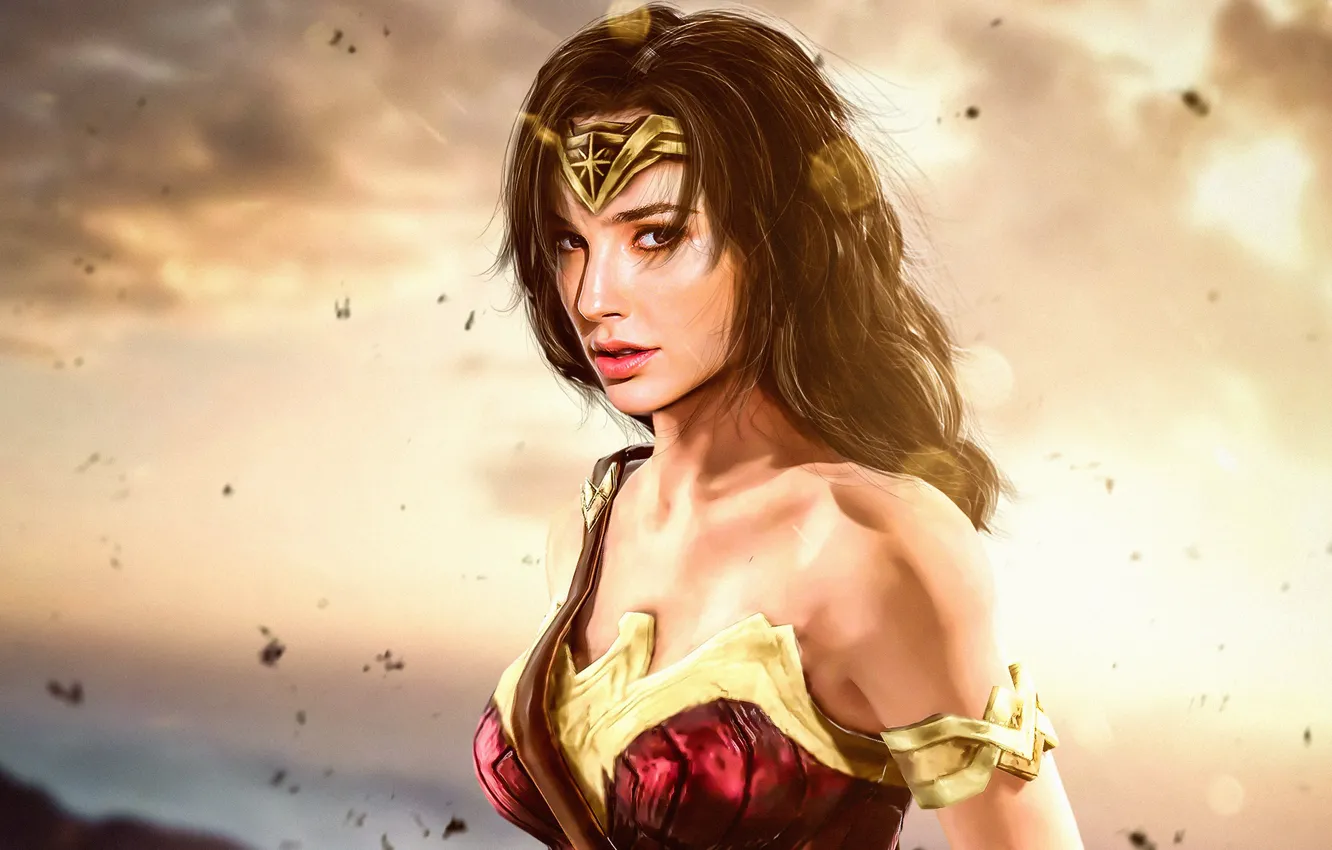 Photo wallpaper Wonder Woman, DC comics, Gal Gadot, Diana prince