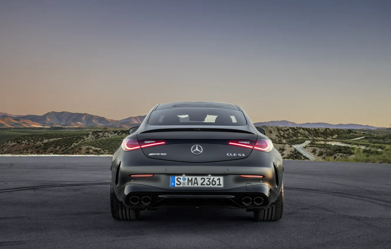 Photo wallpaper coupe, Mercedes, Mercedes, rear view, AMG, Coupe, AMG, 2024