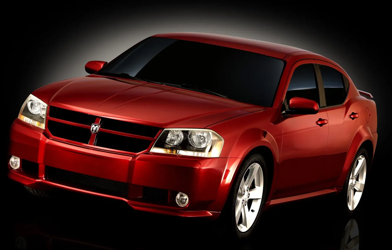 Photo wallpaper vector, Dodge, sedan, Avenger