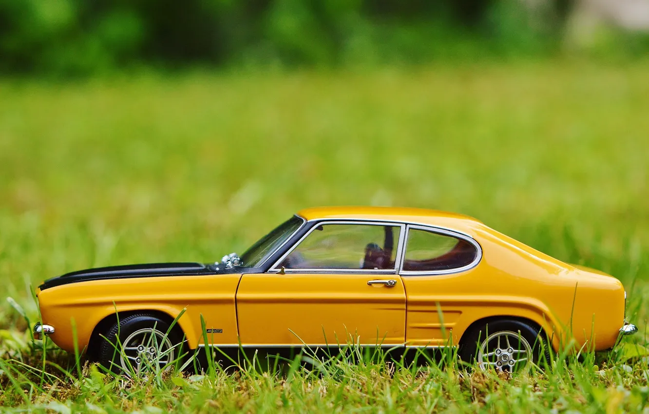 Photo wallpaper auto, grass, toy, car, ford, classic, model, Oldtimer