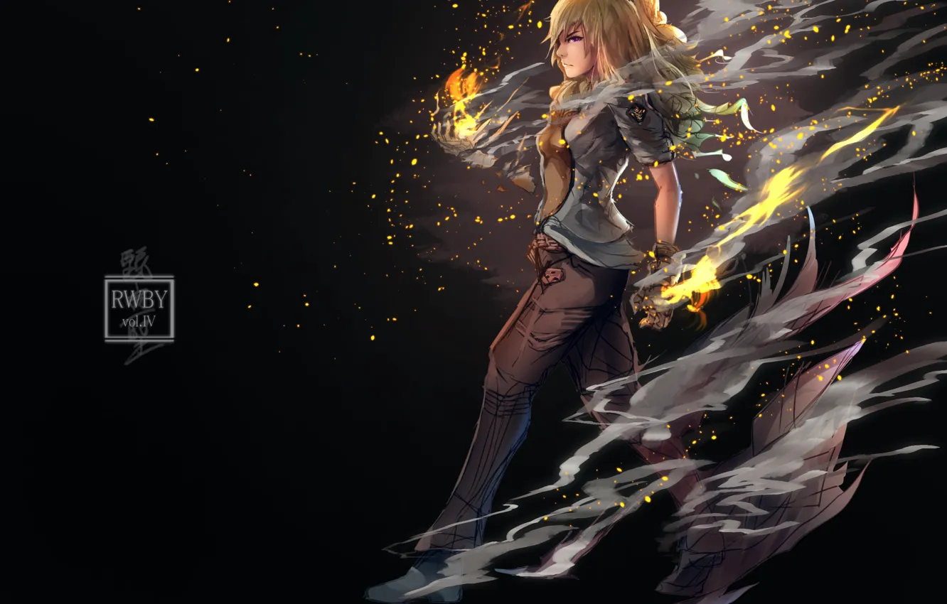 Photo wallpaper girl, anime, webserie, RWBY, Remnant