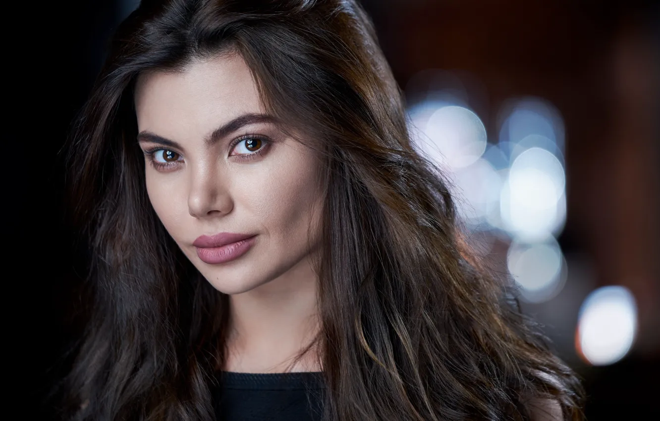 Photo wallpaper look, face, hair, beauty, Tania