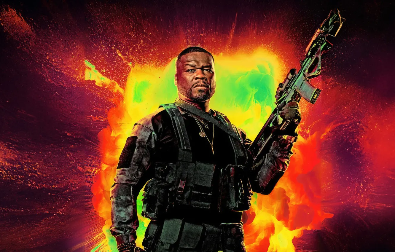 Photo wallpaper 50 Cent, The Expendables 4, as easy day