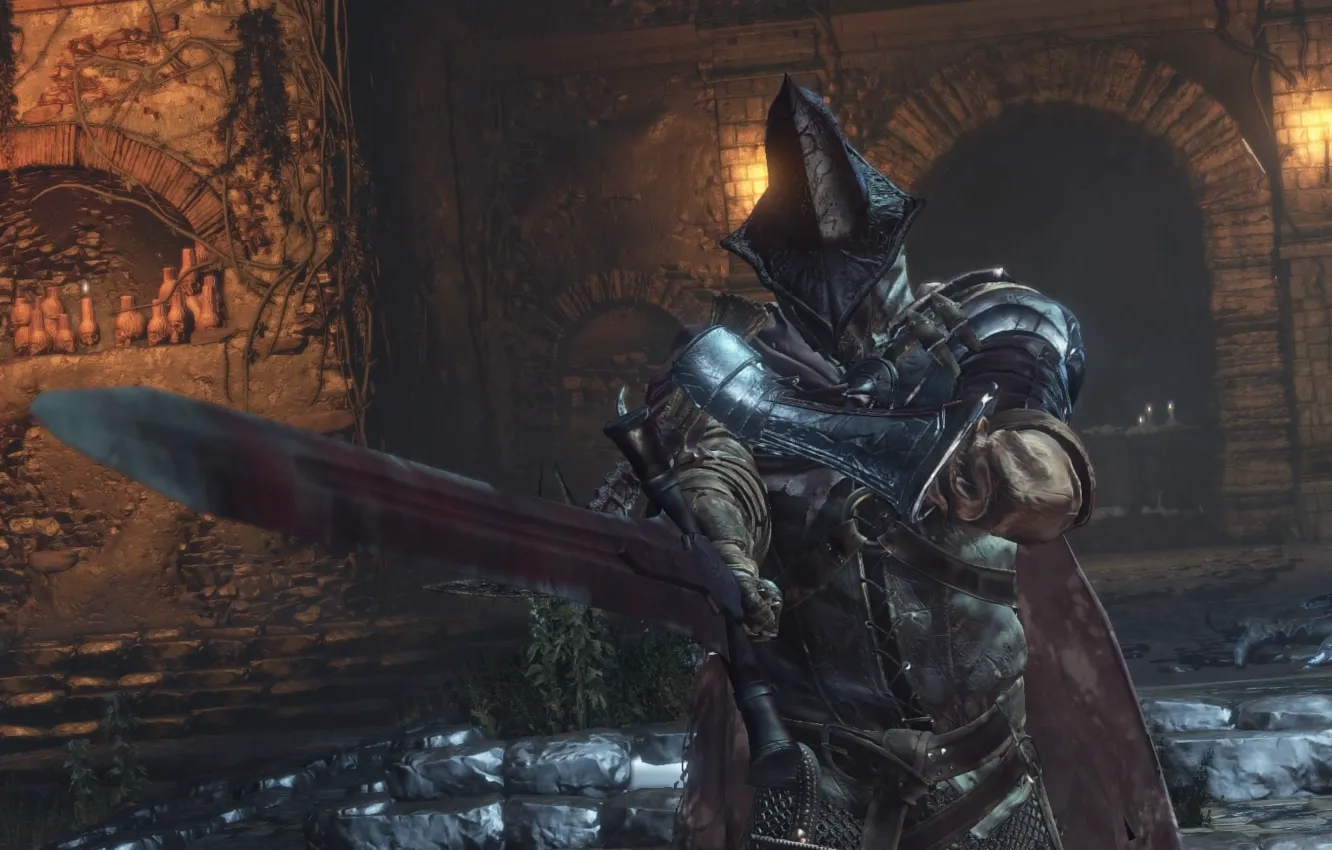 Photo wallpaper boss, Dark Souls 3, Abyss Watchers, Keepers Of The Abyss