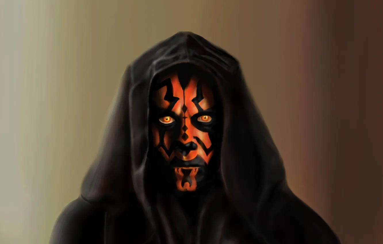 Photo wallpaper Star Wars, Darth Maul, painting, Star wars, Darth Maul, A Sith Lord