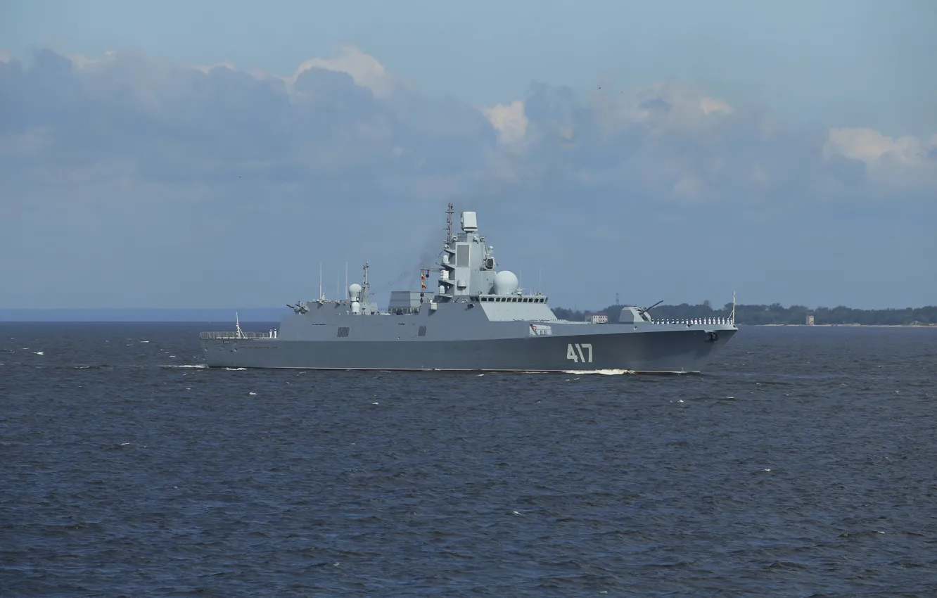 Photo wallpaper frigate, Baltika, Admiral Gorshkov