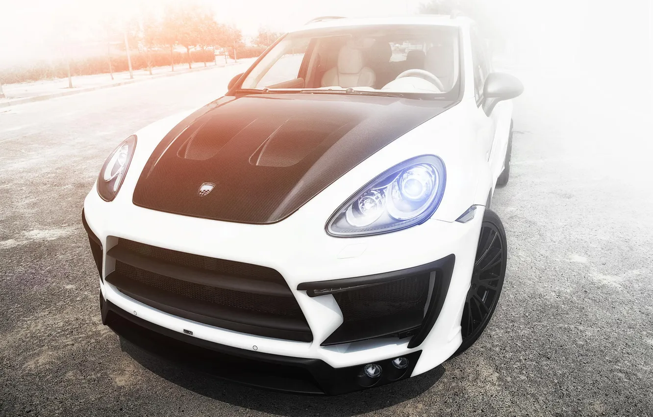 Photo wallpaper Porsche, Turbo, Cayenne, 958, Lumma Design, CLR 558 GT, Yue Xin