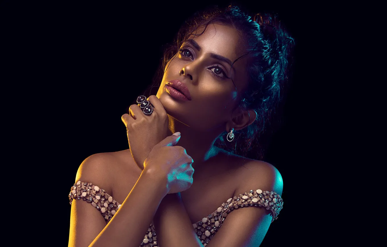 Photo wallpaper girl, hot, sexy, eyes, smile, beautiful, figure, model