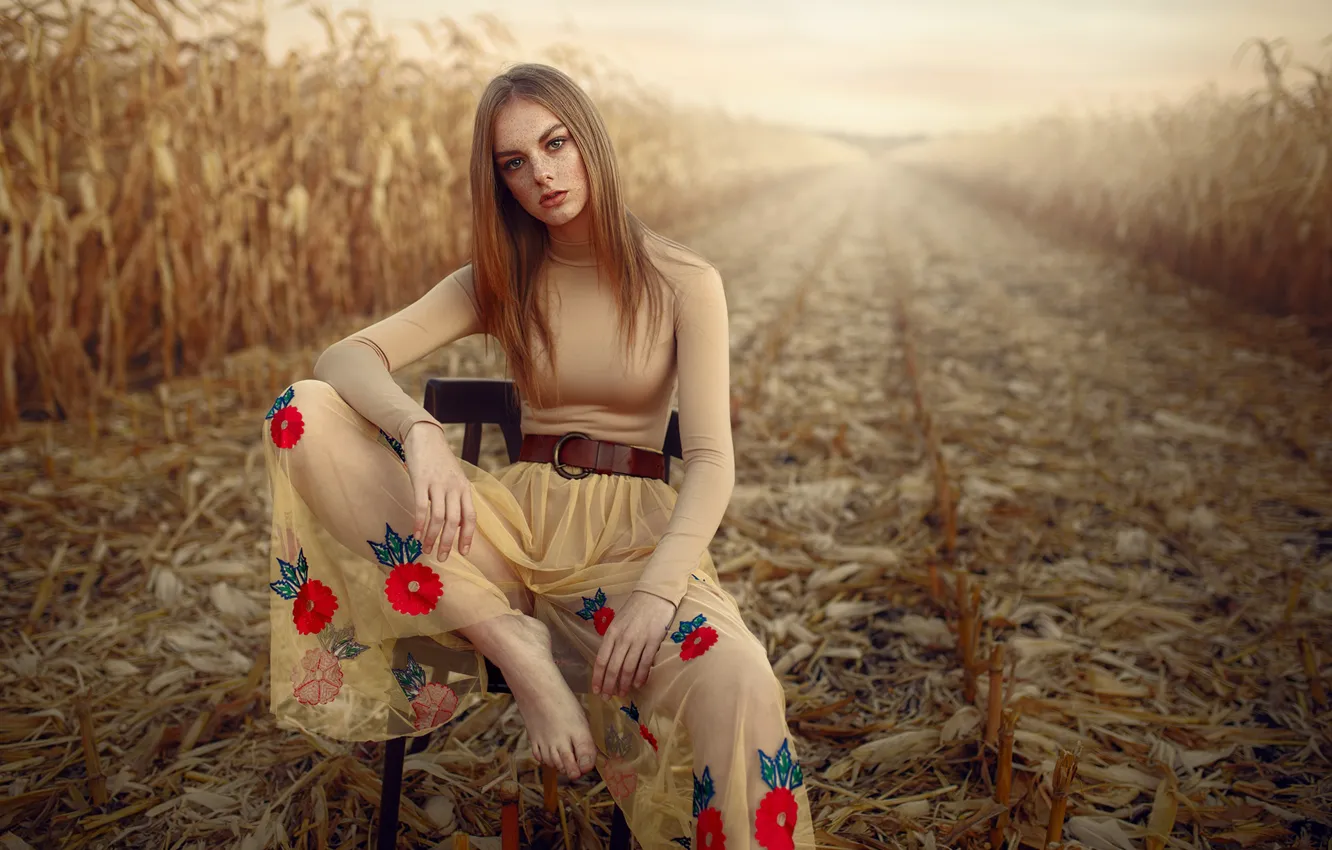 Photo wallpaper girl, hot, sexy, eyes, smile, beautiful, figure, model