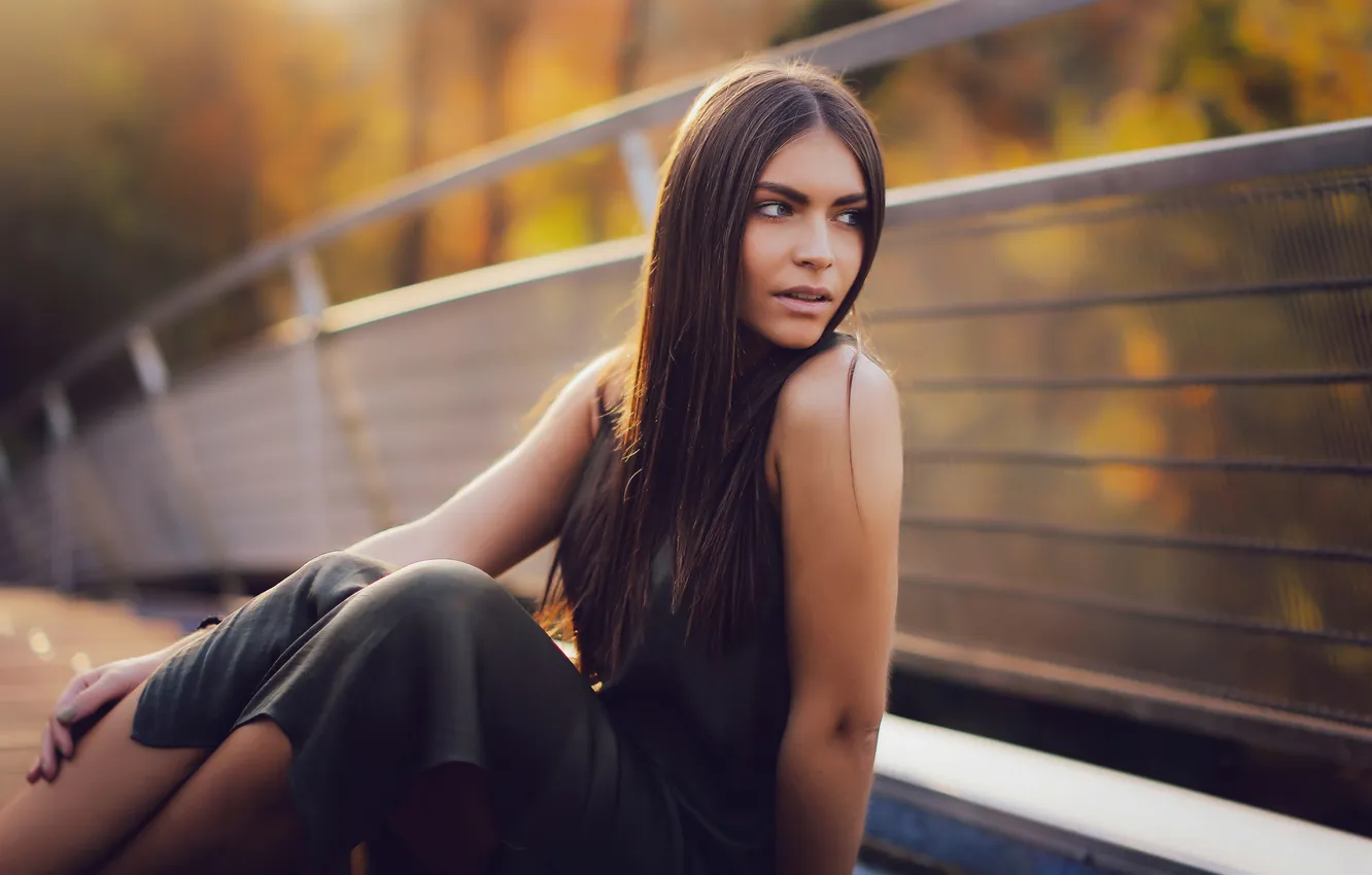 Photo wallpaper look, portrait, sunlight, Trust the colors