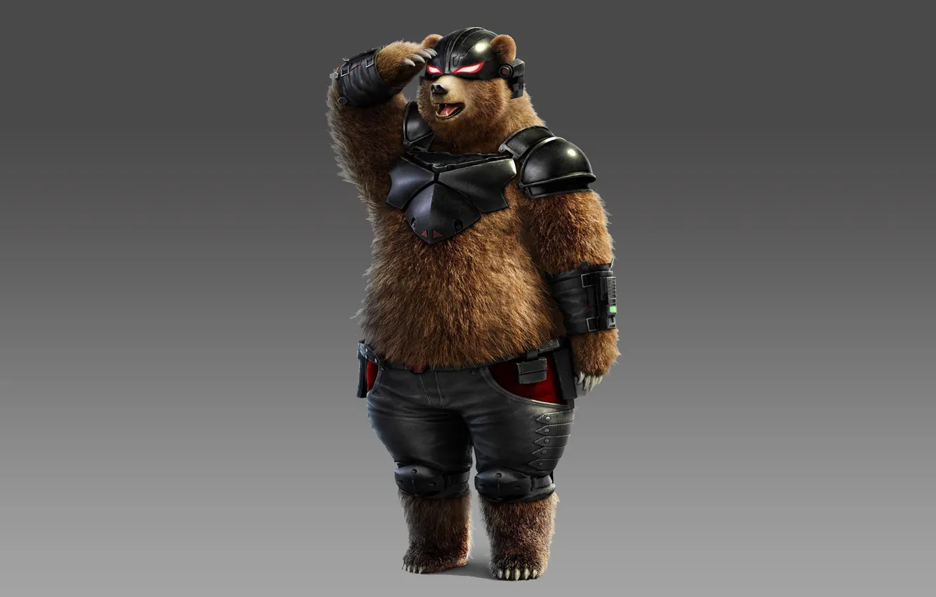 Photo wallpaper game, fighter, bear, tekken, kuma, Tekken 7