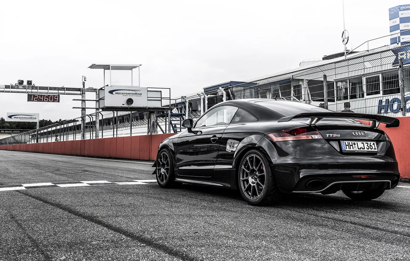 Photo wallpaper Audi, Audi, black, coupe, black, Coupe, 2015, HPerfomance