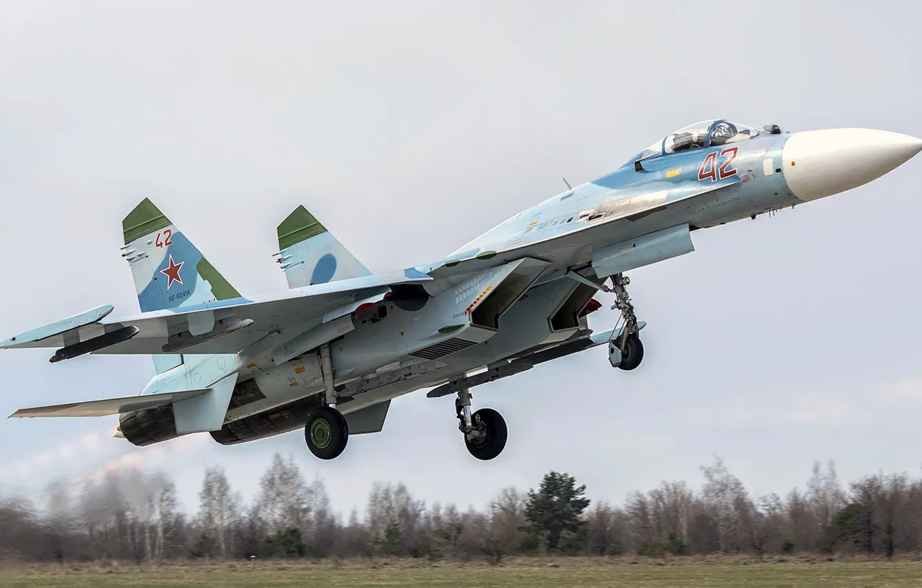 Photo wallpaper Sukhoi, Defense, Su-27P, Single-seat fighter-interceptor