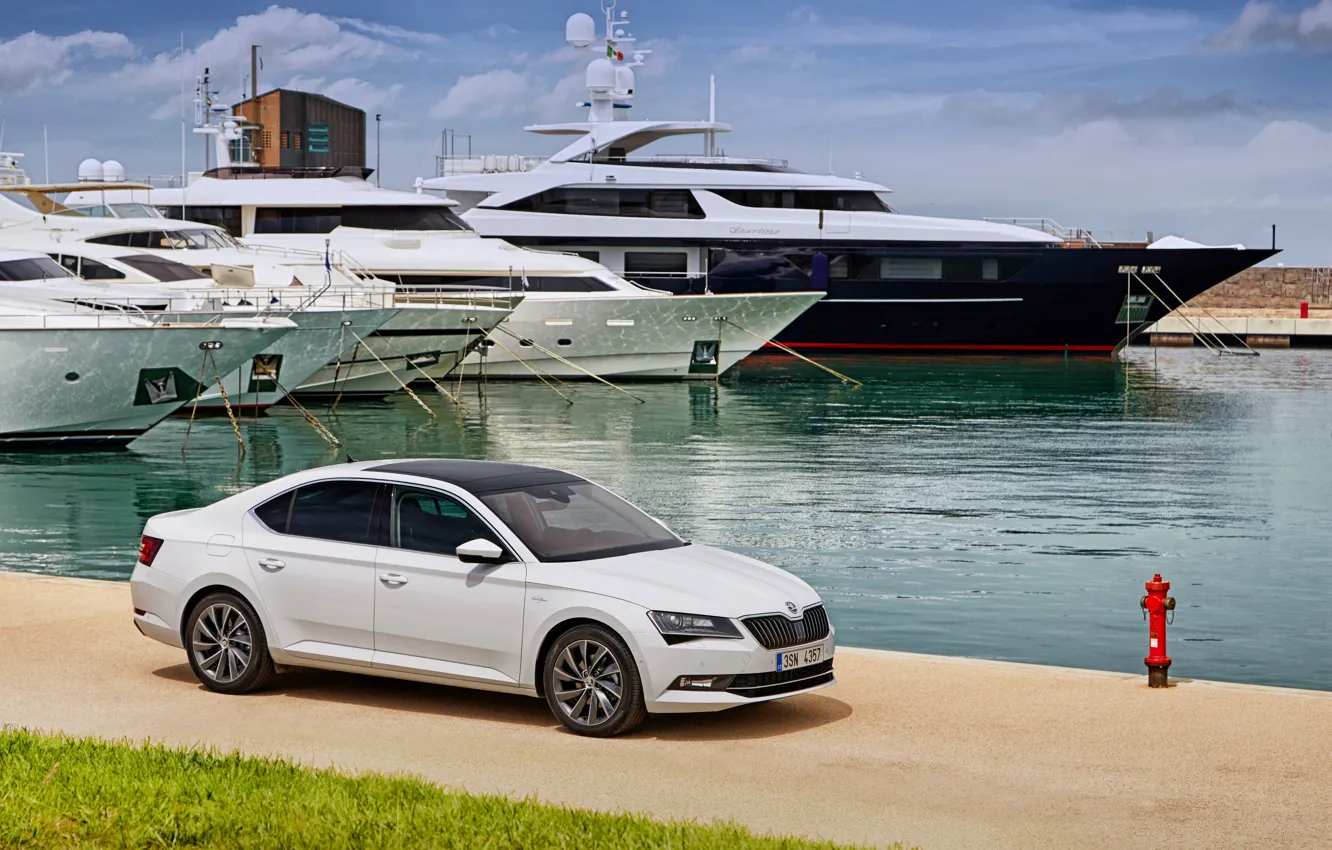 Photo wallpaper Skoda, Skoda, 2015, Superb, superb