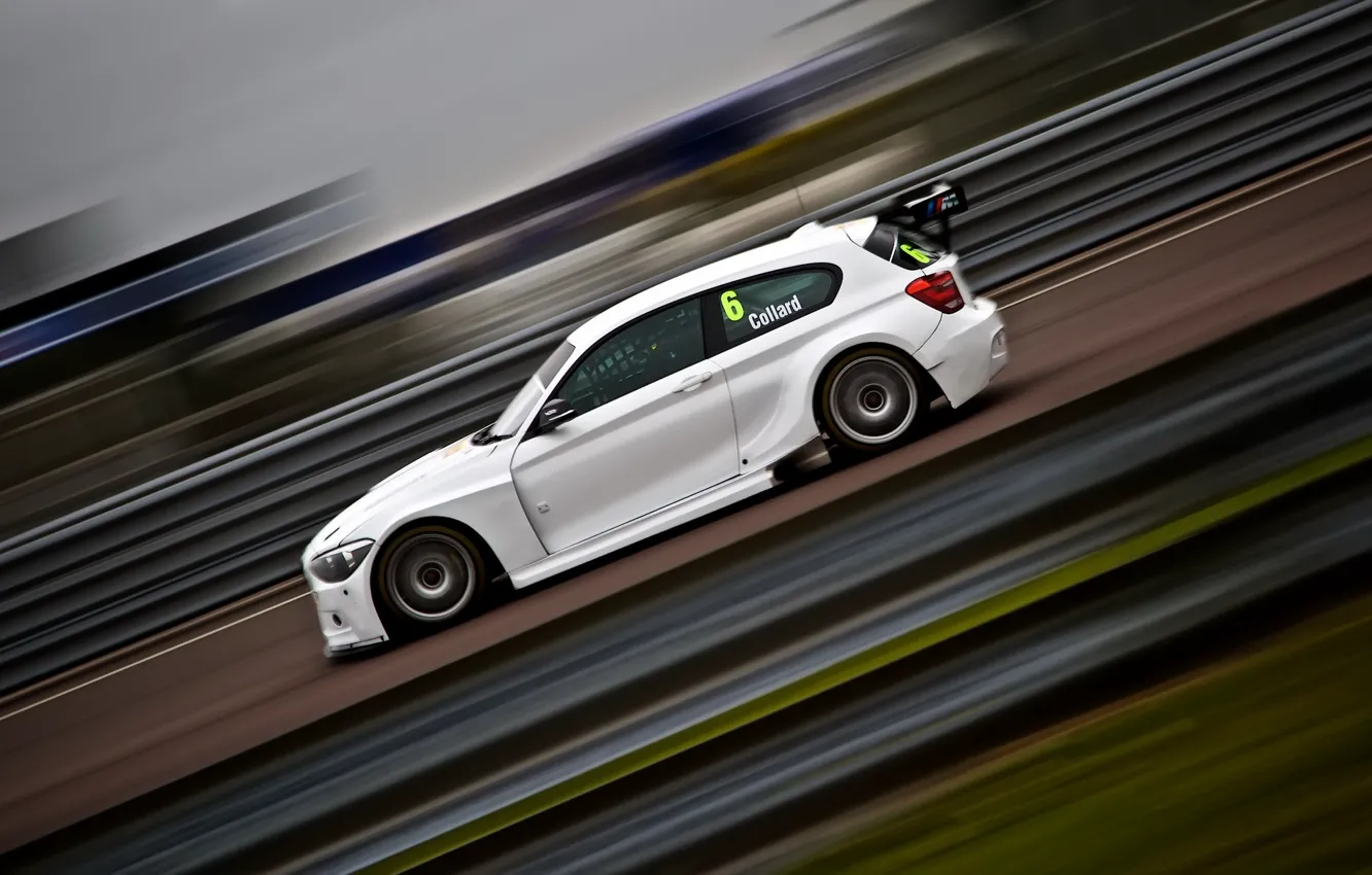 Photo wallpaper machine, race, sport, BMW 120