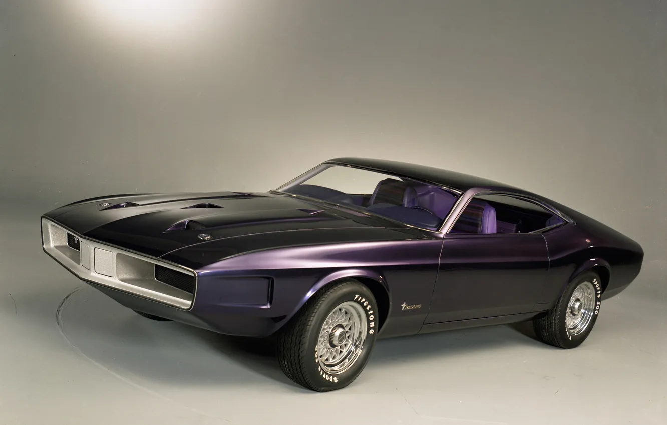 Photo wallpaper Concept, Mustang, Ford, muscle car, 1970