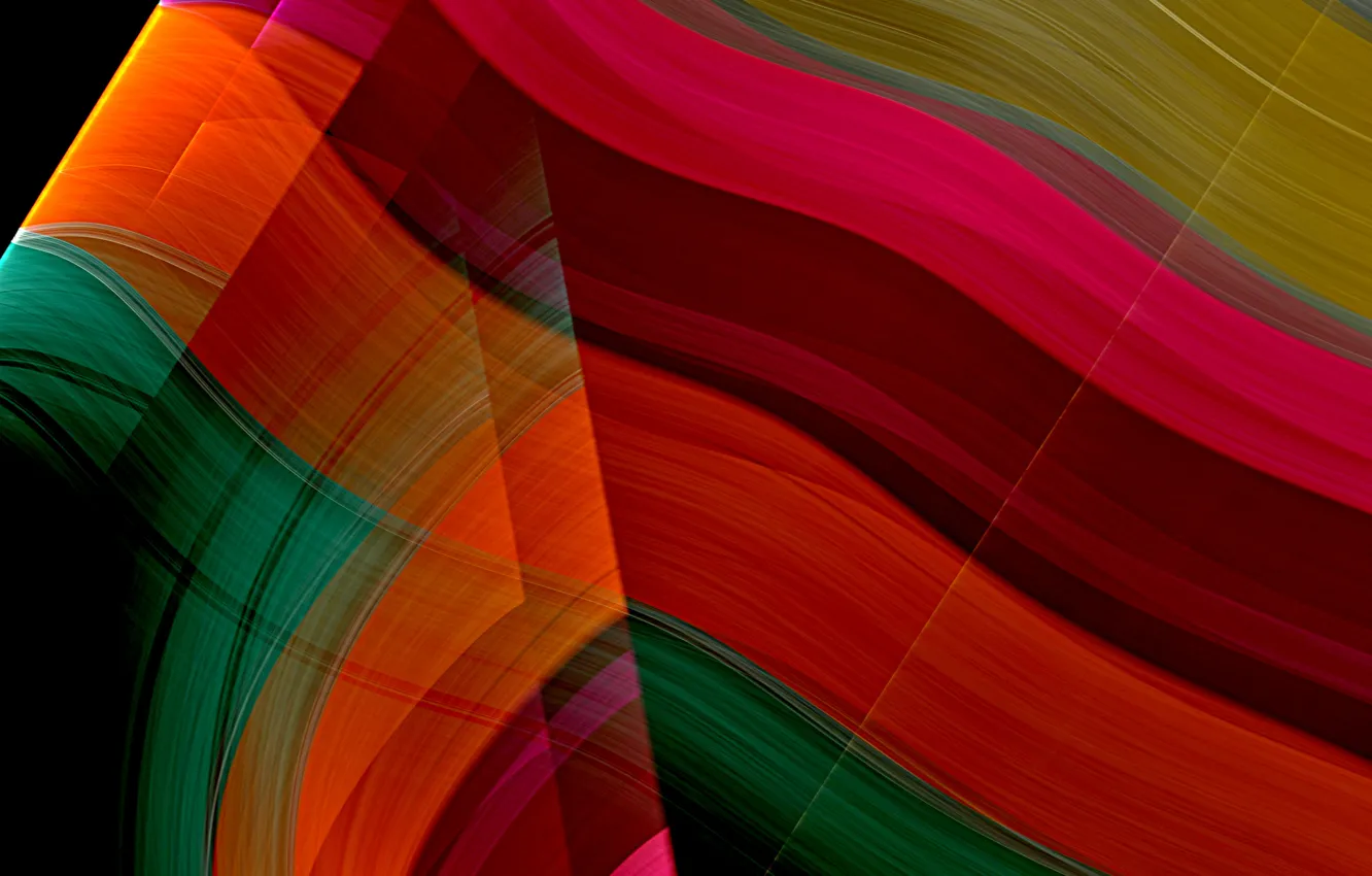 Photo wallpaper rays, light, line, color, track