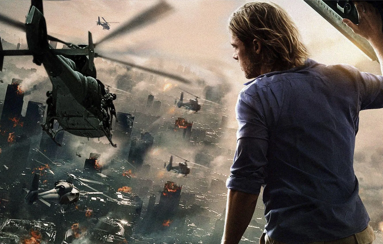 Photo wallpaper horror, fantasy, movie, World War Z