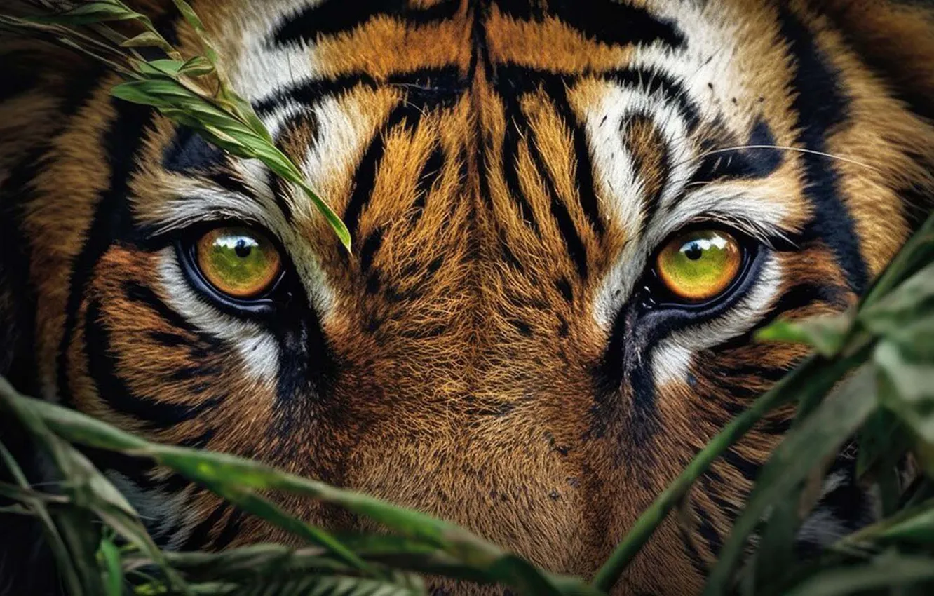 Photo wallpaper Predator, tiger, animal, big cat