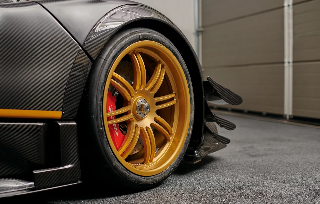 Photo wallpaper Pagani, Pagani Zonda R, Zonda, wheel