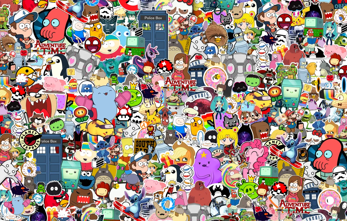 Photo wallpaper style, hero, sticker, style, cartoon, JDM, Stickers