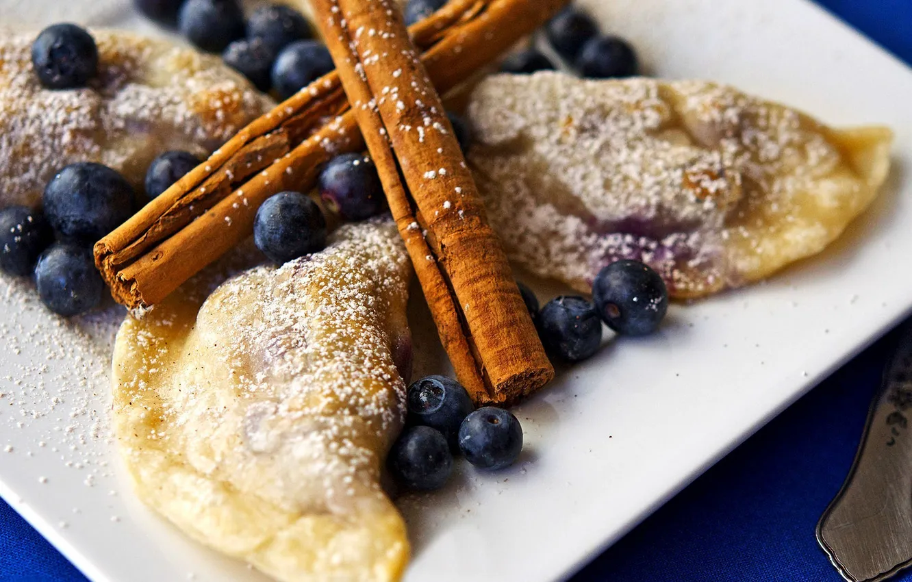 Photo wallpaper food, blueberries, pie, cake, fruit, dessert, food, fruit