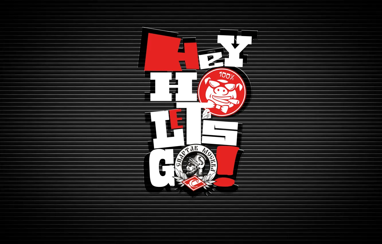 Photo wallpaper red, background, football, sport, club, logo, meat, emblem