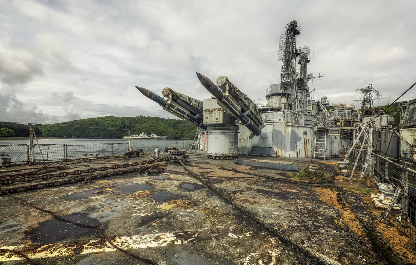 Photo wallpaper weapons, ship, missiles