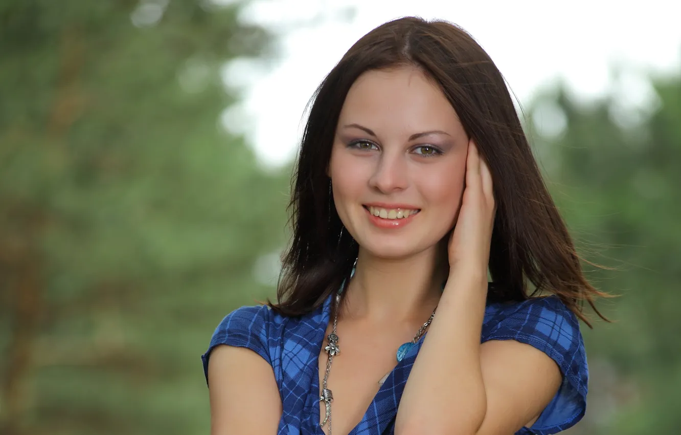 Photo wallpaper decoration, nature, smile, dress