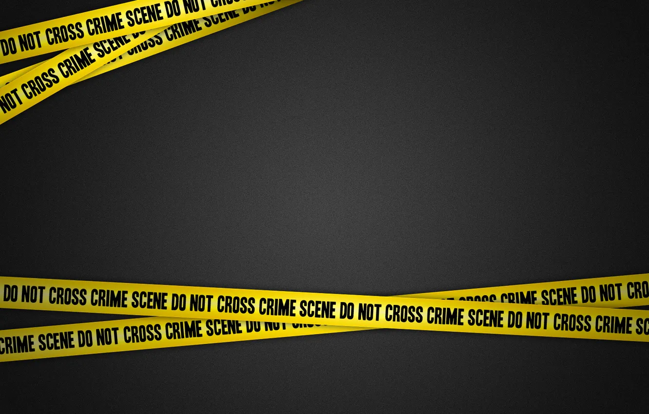 Photo wallpaper police tape, the scene of the crime, crime scene